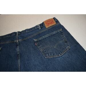 Levis 550 Jeans Mens Size 50 x 29 Straight Relaxed Fit Blue Denim Cotton
